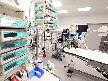 Untersuchungsraum im Intensivmedizinischen Zentrum