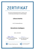 Q1 Zertifikat Künstliche Intelligenz