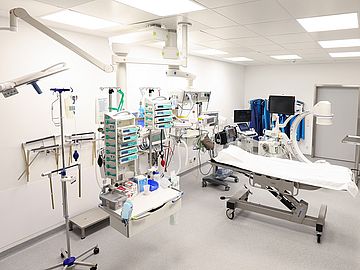 Untersuchungsraum im Intensivmedizinischen Zentrum