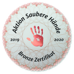 Logo Aktion Saubere Hände Bronze Zertifikat