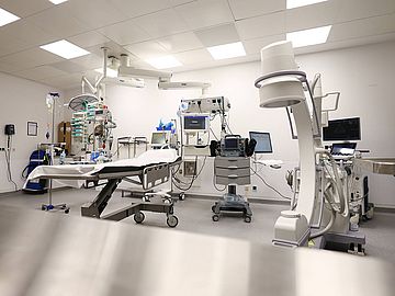 Untersuchungsraum im Intensivmedizinischen Zentrum