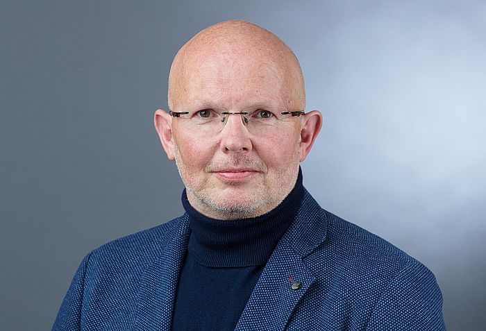 Porträt Uwe Baumgartner Geschäftsführer Saana Textilpflege