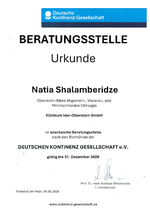 Beratungsstelle Deutsche Kontinenz Gesellschaft - Natia Shalamberidze