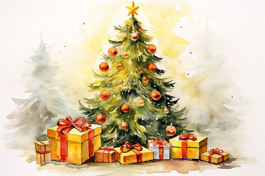 Abbildung eines Weihnachtsbaumes