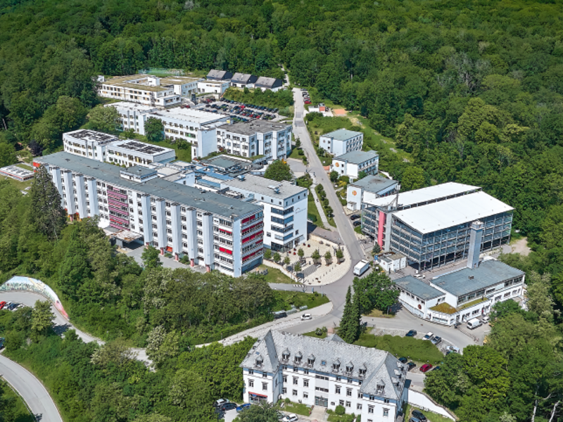 Luftaufnahme des Gebäudes der SHG Sonnenberg