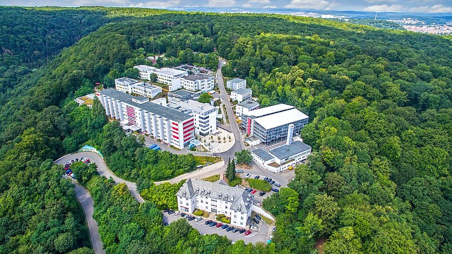 Luftaufnahme der SHG Kliniken Sonnenberg