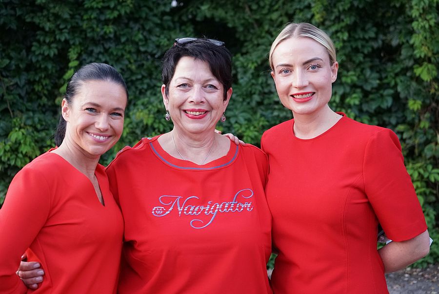 Die Internistin und Angiologin Dr. Jennifer Wolf, Brigitte Kaiser, Koordinatorin im Völklinger Herzzentrum, Lena Reichert aus der Herzchirurgie