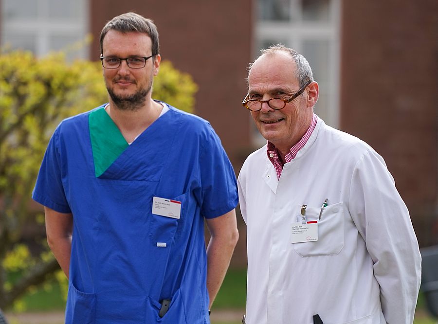 Chefärzte Prof Dr Matthias Strittmatter und Dr Rainer Breit