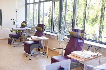 Lungenkrebszentrum Saar, Behandlungszimmer Lungenkrebszentrum Saar, Behandlungszimmer