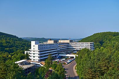 Blick auf das Klinikum Idar-Oberstein