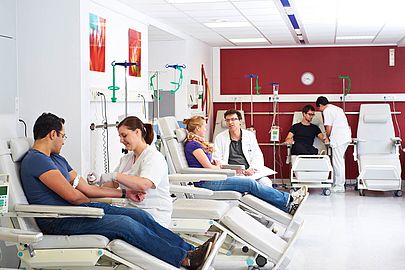 Behandlungsplätze in der Onkologischen Ambulanz