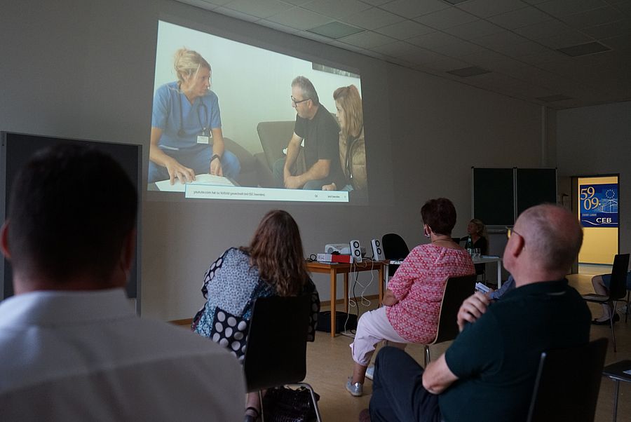Filmbeispiel beim Vortrag