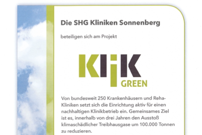 Zertifikat KLIK Green