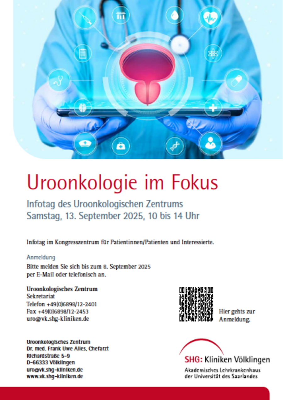 Plakat zur Veranstaltung Uroonkologie im Fokus