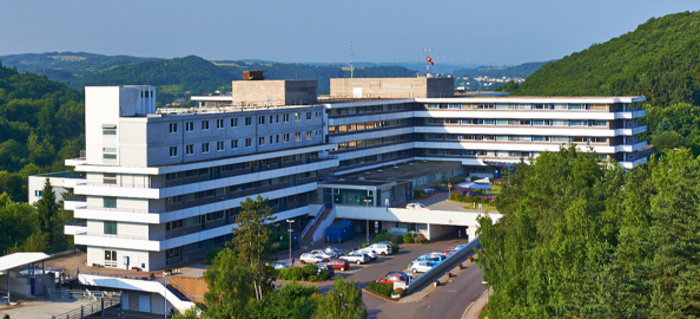 Luftaufnahme der SHG Kliniken Idar-Oberstein